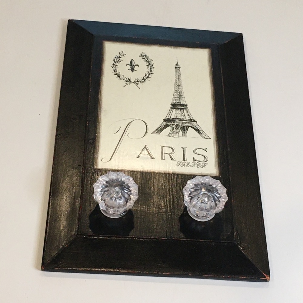 Paris Wall Decor & Coat Rack - Picture 7 of 9